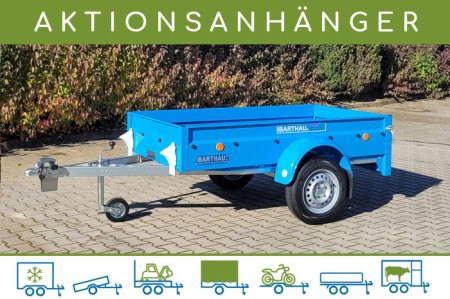 Hier finden Sie Aktionsanhänger zu allen Anhängerkategorien