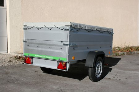 TPV EU2 mit Aufsatzwänden und Flachplane | Anhängerpark Salzburg