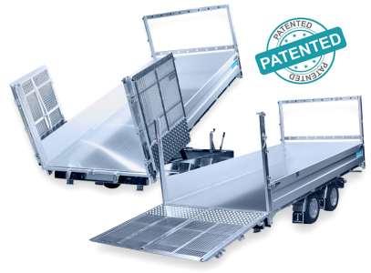 Twintrailer TT35-40 Anhänger mit doppelfunktion als Kipper und Maschinentransporter | Anhängerpark Salzburg