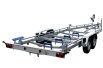 Bootsanhänger mit Langauflagen und höhenverstellbaren V-Rollen